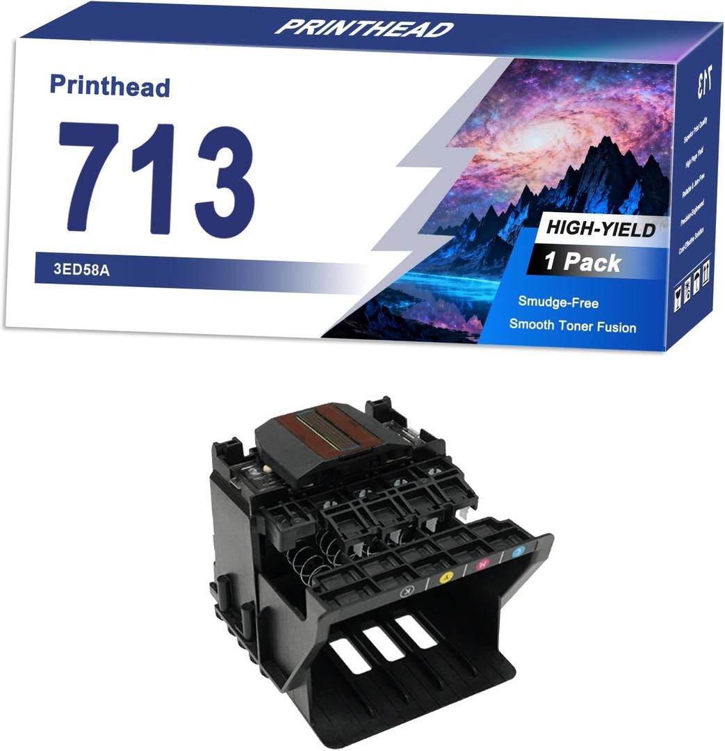 713 3ED58A Printhead Compatible Replacement for HP Printers to Work with DesignJet T210 T230 T250 T630 T650 Studio Plotter Printer,Unwavering Performance