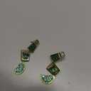 Champagne Earrings for Women Beaded Champagne Bottle Margarita Earrings Crystal Glass Dangle Earring Holiday Party Celebration Outfit Accessories Jewelry Gifts