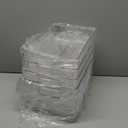 Set of 8 Clear Plastic Storage Bins, 4 Large and 4 Small Stackable Storage Containers for Pantry Organization and Kitchen Storage Bins,Home Edit and Cabinet Organizers