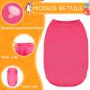 16 Pieces Small Dog Clothes Cute Blank Puppy Shirts Soft Dog Sweatshirts Breathable Outfit for Pet Cats Accessories, 16 Styles(XL)