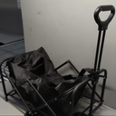 Collapsible Wagon Cart with Big All-Terrain Wheels and Drink Holders, Beach Wagon Stroller for Garden Camping Fishing Sports Shopping