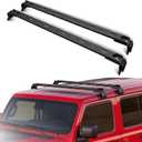for JK JL JT XJ 200 LBS Roof Racks Cross Bars Compatible with 2007-2026 Jeep Wrangler JK JKU JL JLU Gladiator JT & 1984-2001 Jeep Cherokee XJ Hardtop, Roof Rail Crossbars Cargo Carrier (2 PCS)