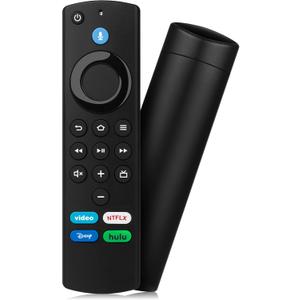 yalanle Replacement Voice Remote Control Fit for Fire Smart TVs Stick/TV CubeStick 4K/4K Max(1st / 2nd Gen), Stick HD/Lite, Smart TV 3rd Gen,and for Insignia-Toshiba-Pioneer-Smart TV