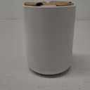 Ceramic Utensil Holder for Kitchen Counter, 6.34.7 Cooking Utensil Holder for Countertop, 2 Pcs Cooking Utensil Crocks for Spatula, Kitchen Decor, Plant Vase (White)