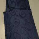 Marina Decoration Jacquard Waterproof Thick Luxury Premium Solid Damask Branch Scroll Decorative Home Kitchen Liquid Repellent and Stain Resistant 4 Piece Napkin Set, Royal Blue Square 18 x 18 Inch