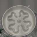 Slow Feeder,Ceramic-Slow Feeder Dog Bowls Medium Breed,Puzzle Food Bowl Maze,2.5 Cups Slow Feed Dog Bowl for Medium Dogs,Black