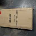 Telescoping Ladders 16.5FT A Frame Stainless Steel Folding Extension Ladder, with Anti-Slip Balance Bar & Movable Wheel, Multi Position Collapsible Ladder for Outdoor Indoor, 330lbs Max Capacity