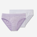 Fruit of the Loom Girls'  2-Pack Seamless Bikini Briefs Ultimate Comfort & Flexibility (Large)
