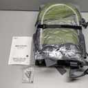 besrey Baby Backpack Carrier, Toddler Hiking Backpack with Safety 3-Height Seat, Adjustable Straps&Waist Belt, Foldable Frame Lightweight Large Capacity Child Carrier for Hiking (Army Green)