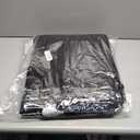 2 Pack Seat Cushion Winter Cover for Full Back and Seat (Black)