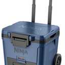 Ninja | Cooler | FrostVault 30QT Cooler with Wheels | Insulated with Temp Dry Storage Drawer | Keeps Ice Cold for Days | for The Beach, Camping, Picnics & More | Lakeshore Blue | FB230BL