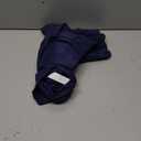 Biscaynebay Wrap Around Bed Skirts for Full & Full XL Beds Short Drop of 12", Navy Adjustable Elastic Dust Ruffles Easy Fit Wrinkle Resistant Silky Luxurious Fabric Machine Washable