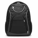 Backpack Grey/Black – Reflective Tech Backpack with Compartment – Multiple Organizer Pockets 2 pcs