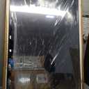 Bathroom Vanity Mirror,30" x 55" Black Metal Framed Wall Mirror for Over Sink, Living Room, Bedroom,Entryway Decor
