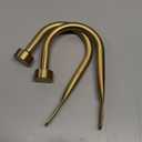 Drapery Holdback,Matte Black Metal Window Curtain Holdback (Warm Gold)