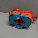 DEVASO Upgraded VR Headset for Nintendo Switch & Switch OLED, Switch Virtual Reality Glasses with Adjustable HD Lenses and Comfortable Head Strap, Labo VR Kit 3D Goggles for Switch Accessories (Orange&Blue)