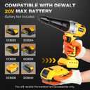 Cordless Rivet Gun Electric Compatible with Dewalt 20V Max Battery