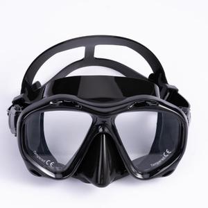 SummitRush Panoramic Anti - Fog Snorkeling Goggles for Adults - Scuba Diving Mask with Nose Cover for Men & Women - Ideal Snorkeling Gear for Diving & Swimming (Black)