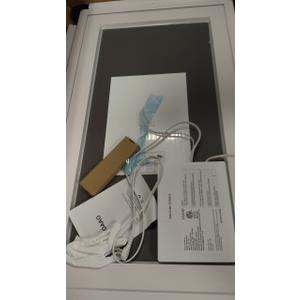 LOAAO 40X24 LED Bathroom Mirror with Lights, Anti-Fog, Dimmable, Backlit + Front Lit, Lighted Bathroom Vanity Mirror for Wall, Memory Function, Tempered Glass (Safe to Use)