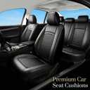 Fit RAV4 Car Seat Covers for Toyota RAV 4 2007-2025 2026, Summer Ice Silk Breathable, Waterproof, All-Weather Automotive Seat Cushion Protector, Airbag Compatible (5 Seats, Black)