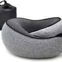Travel Pillow,Travel Neck Pillow,Travel Pillows for Airplanes,Memory Foam Travel Pillow Neck Pillow for Traveling Suitable for Airplanes,Offices and Cars(Dark Grey)