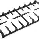 WB31X27150 Stove Grate Replacement for GE Stove Parts 19.3 x 9.1'' JXGRATE1 WB31X24737 Center Grate for General Electric Gas Range Parts Surface Burner Grate GE Cast Iron Rack 1 Pack