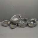 Stainless Steel Cookware Set 10 Pieces Cooking Pots and Bowls Soup Kitchen Gas Induction Universal