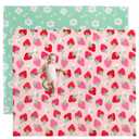Wildkin Baby Play Mat  Large Waterproof Foldable Foam Mat for Infants & Toddlers - Strawberry Patch
