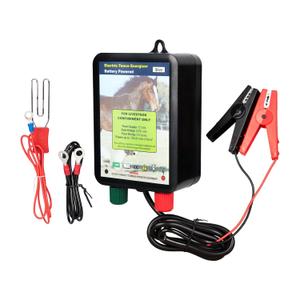 EF050 0.6 Joule Battery-Powered Electric Fence Energizer, 15miles/50acres Electric Fence for Dogs, High Power Low-Impedance Electric Fence for Secure Your Area with Confidence