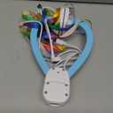 Interactive Cat Toys for Indoor Cats,Automatic String Feather Wand Teaser Enrichment Toy,USB-Rechargeable,Safe Self Play Chase Exercise,Hanging Cat Door Frame Toy for Bored Indoor Adult & Kitten Cats (Blue)