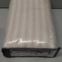 Nayoroom Striped Duvet Cover King Size 100% Washed Cotton Beige Duvet Cover with Black White Stripes Pattern Printed Comforter Cover 3 Pieces Soft Breathable Dorm Bedding Set for All Seasons