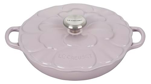 Le Creuset Signature Enameled Cast Iron Petal Braiser, 2.25qt., Shallot Le Creuset Signature Enameled Cast Iron Petal Braiser, 2.25qt., Shallot