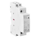 Heschen Household AC Contactor CT1-16, 2 Pole 2 NO (Two Normally Open), 16A FLA, 35mm DIN Rail Mount, 110V/120V AC Coil Voltage, Silent Type for Home & Hotel