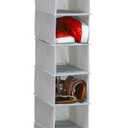 Simple Houseware 10 Shelves Hanging Shoes Organizer Holder for Closet, Grey