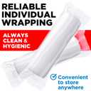 24 Gauze Rolls - 4" x 4.1yd - Soft and Breathable Rolled Gauze - Latex-Free Premium Individually Wrapped Bandages with Bonus Tape - First Aid Conforming Stretch Wrap for Wound Care - Vet Wrap