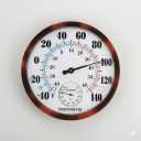 QTengCX 10 Inch Decorative Outdoor Thermometer - Vintage Wall Mounted Weather Gauge with Large Analog Dial, Waterproof Temperature Monitor for Patio, Garden, Fence & Garage (No Battery Required)