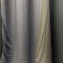 Hemmotop 7.2 ft Arch Backdrop Cover (One Piece Double Color), White and Beige Spandex Arch Stand Covers, Fabric Stretchy Background for Balloon Arches, Wedding, Birthday Party, Baby Shower