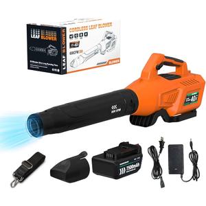 Aoypalp Leaf Blower Cordless with Battery - 40V Powerful Electric Leaf Blower, 600CFM &180MPH and Variable-Speed with 7.5Ah Battery and Charger for Lawn Care, Patio, Dust, Blowing Leaves (Orange)
