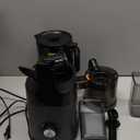 Cold Press Juicer, 5.8" Wide Feed Chute Juice Extractor Machine with 400W, High Juice Yield, Slow Masticating Juicer for Whole Vegetables & Fruits, Dark Grey