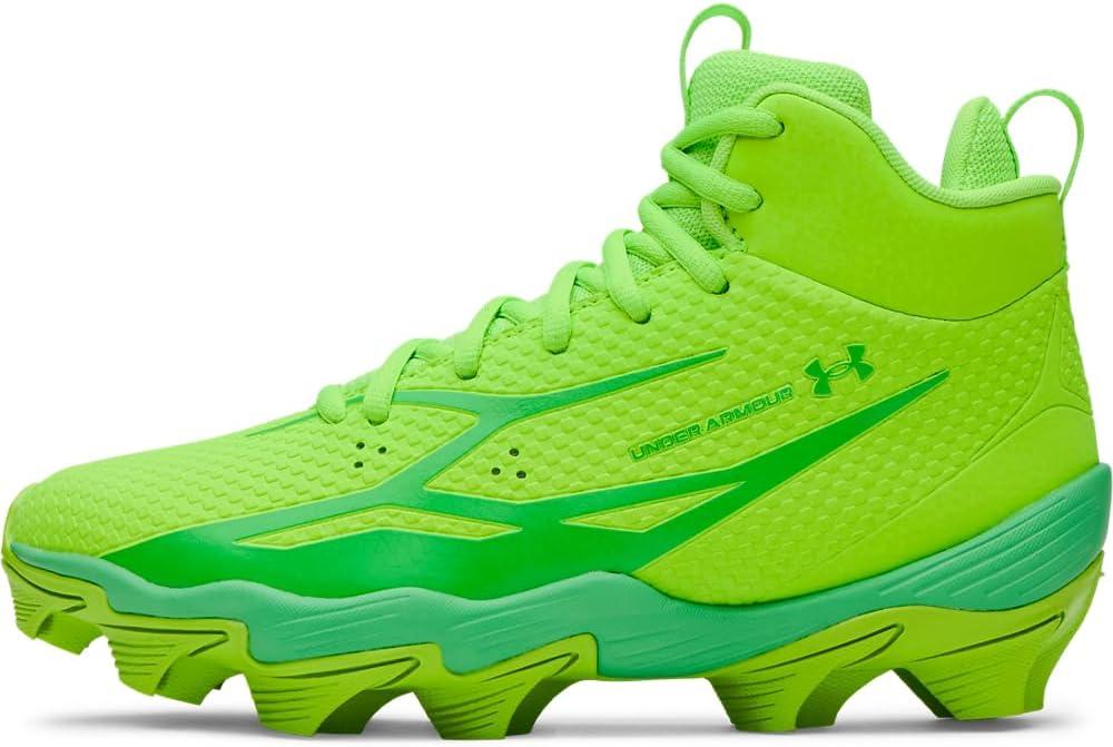 Under Armour Spotlight Hammer Jr Rm Football Cleats boys Sneaker, 11