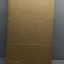 Kids 3-in-1 Sand & Water Table, Wood Outdoor Convertible Picnic Table with Umbrella, 2 Trays, Removable Top with Faucet, Picnic for Outdoor (Brown/Navy)