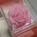 Preserved Real Pink Rose Gifts for Girlfriend, Women, Mom, Wife, Gifts Idea on Christmas, Valentine's Day, Mother's Day, Birthday, Anniversary, Thanksgiving