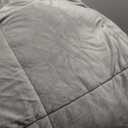 UGG Blissful Comforter Set with 2 Pillow Shams, Warm Winter Bedding, Fluffy Reversible Down Alternative Bedding, King/California King Size Comforter Set, Seal Grey