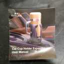 Cup Holder Expander, Automatic Car Cup Holder Expander Holds Large Water Bottles, Compatible with Yeti, Stanley, Owala Tumbler & Mugs, Adjustable Arms & Extendable Base Insert