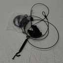 Anti-Sag Gate Kits for Wooden Fence, Gate Support Cable Kit in Zinc Black Anti-Sagging Fence Gate Kit Steel Gate Hardware for Wooden Fence Correcting or Preventing, 2Pack