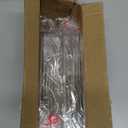 24 Inch Suction Cup Over Sink Shelf, Large No-Punch Sink Shelf Over Faucet, Bathroom Countertop Organizer, Suitable for Kitchen/Bathroom (Clear)