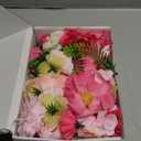 K KUMEED 8 PCS Artificial Flowers Hanging Decorations,Pink Hanging Flowers Garland with Hooks Spring Party Decorations for Wedding Party Background Birthday Baby Shower Home Birthday Decorations