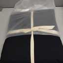 BDEAR 3 Pieces Black Duvet Cover Set Super Queen Size 98'' L x 90'' W, 100% Washed Cotton Duvet Cover with Zipper Closure Plus 2 Pillowcases, Oeko TEX Standard 100 Certificated, Cozy Feel (Black(no Comforter))