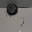 Disco Ball Motor Rotating with Light: Rechargeable Disco Ball Spinner with Remote Adjustable Speed  18 RGBW LED Light for Wedding Party Decor