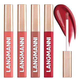 Jolilab 4 Colors Cream Texture Lip Gloss Set - Highly Pigmented,Hydrating, Moisturizing Makeup for Women（#1+2+6+11）